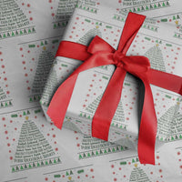 Ugly Activist Christmas Tree Wrapping Paper Roll Human Rights Xmas Gift - Wonder Print Shop