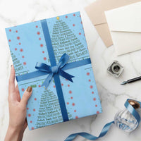 Ugly Activist Christmas Tree Wrapping Paper Roll Human Rights Xmas Gift - Wonder Print Shop
