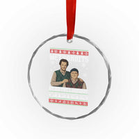Ugly Christmas Movie Crystal Glass Ornament Funny Wet Bandits Home Xmas Alone - Wonder Print Shop