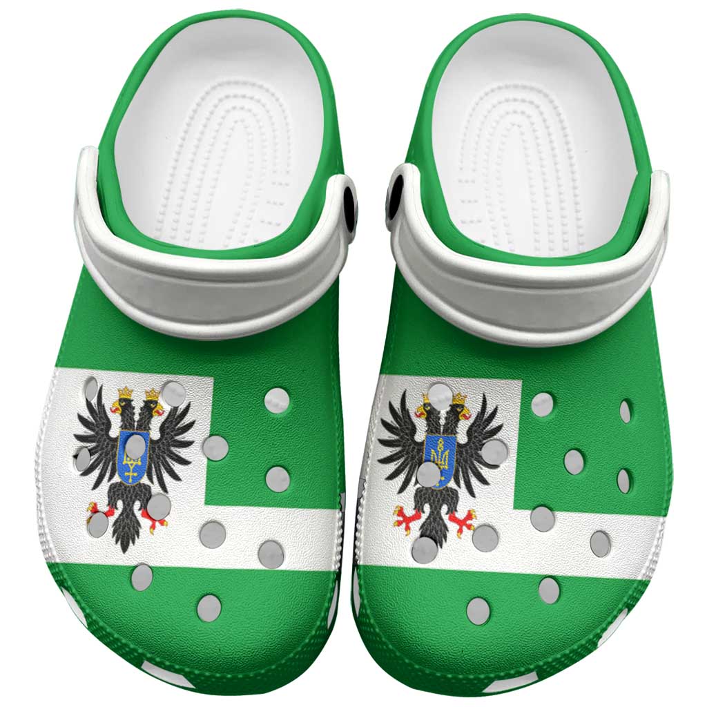 Ukraine Chernihiv Oblast Clogs Shoes Flag Color Inspiration