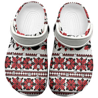 Ukraine Clogs Shoes Ukrainian Traditional Folk Patterns - Wonder Print Shop