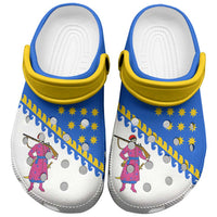 Ukraine Dnipropetrovsk Oblast Clogs Shoes Flag Color Inspiration