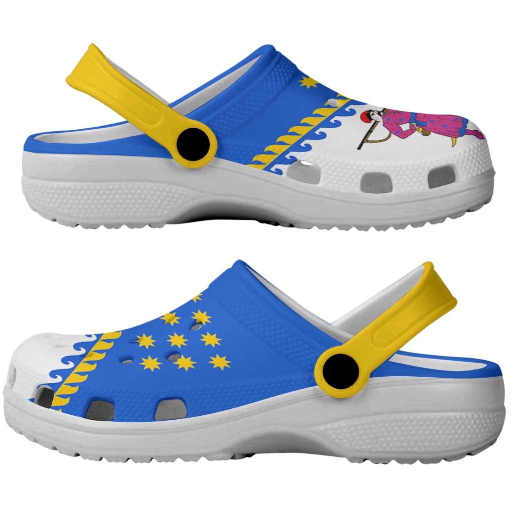 Ukraine Dnipropetrovsk Oblast Clogs Shoes Flag Color Inspiration