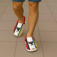 Ukraine Ivano-Frankivsk Oblast Clogs Shoes Flag Color Inspiration