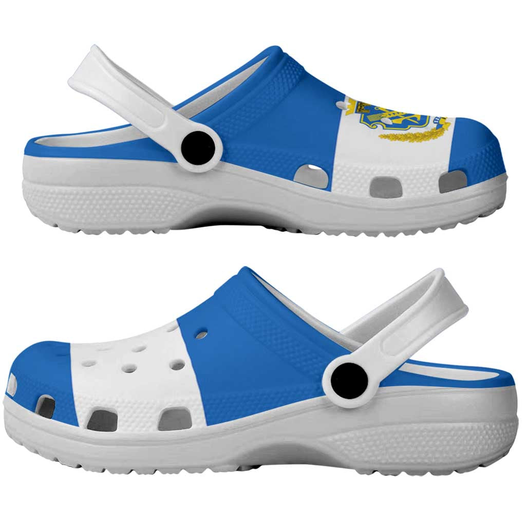 Ukraine Kherson Oblast Clogs Shoes Flag Color Inspiration