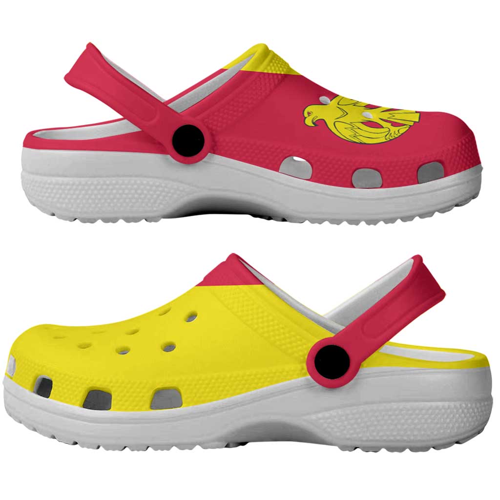 Ukraine Kirovohrad Oblast Clogs Shoes Flag Color Inspiration