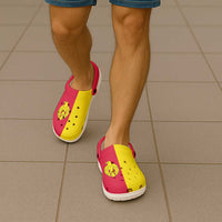 Ukraine Kirovohrad Oblast Clogs Shoes Flag Color Inspiration