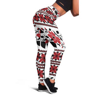 Ukraine Leggings Ukrainian Traditional Folk Patterns - Wonder Print Shop