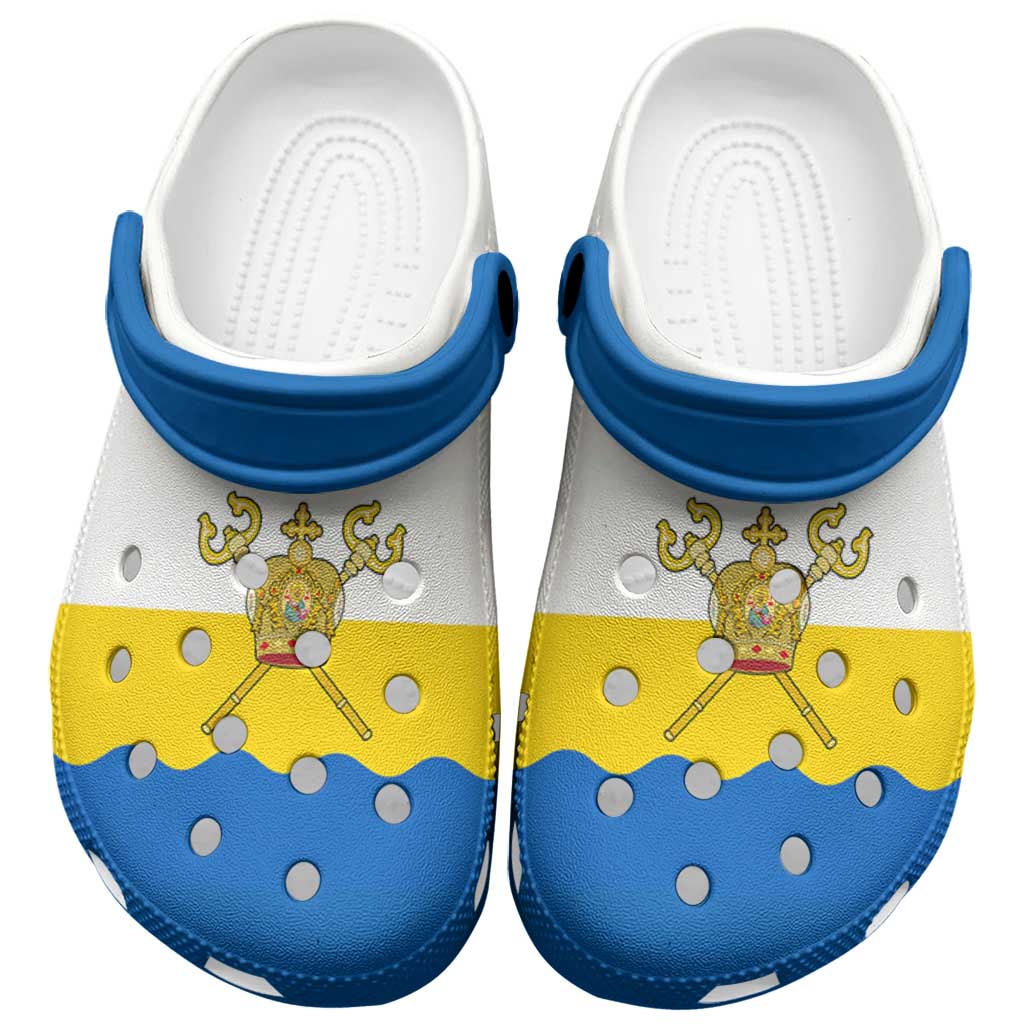 Ukraine Mykolaiv Oblast Clogs Shoes Flag Color Inspiration