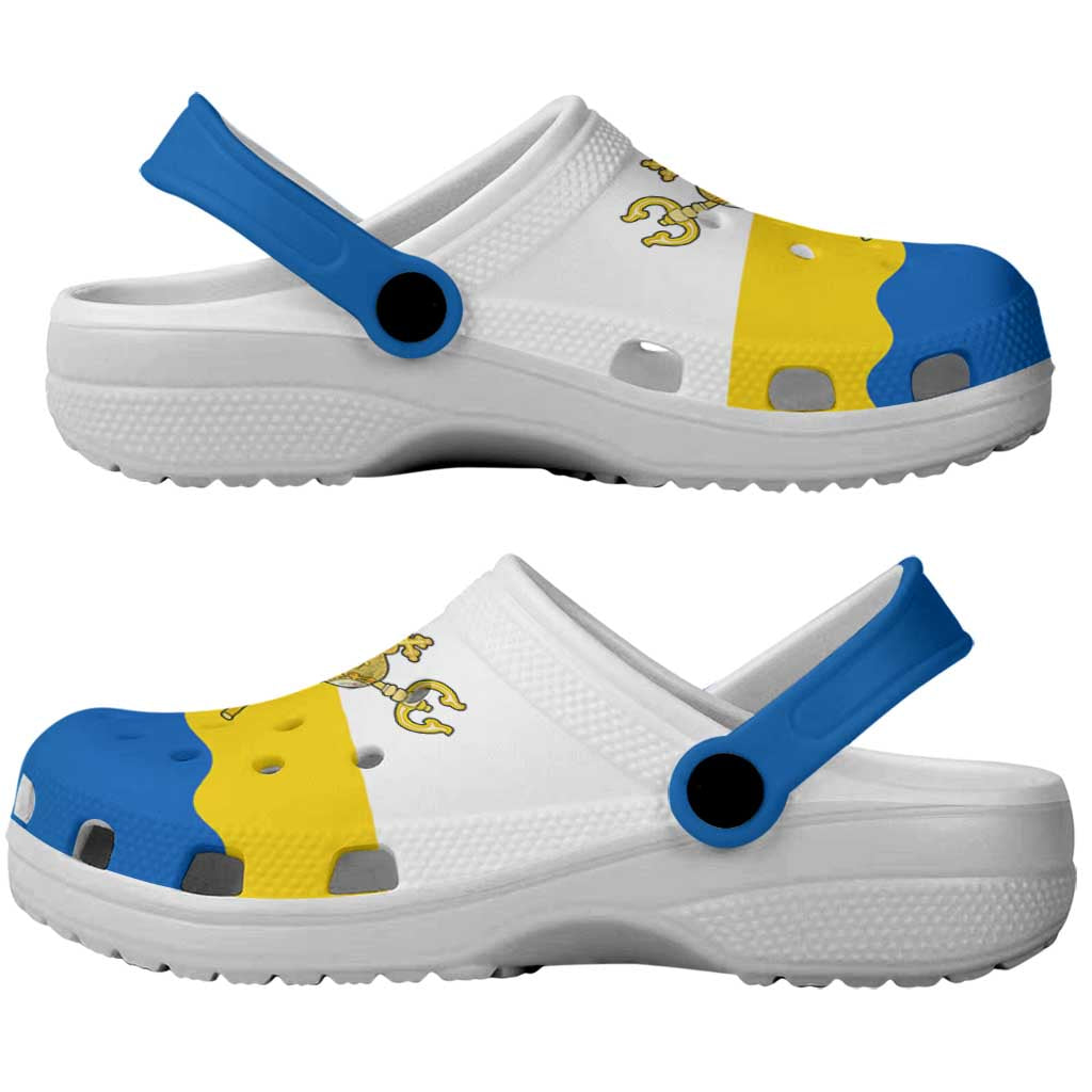 Ukraine Mykolaiv Oblast Clogs Shoes Flag Color Inspiration