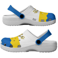 Ukraine Mykolaiv Oblast Clogs Shoes Flag Color Inspiration