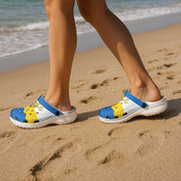 Ukraine Mykolaiv Oblast Clogs Shoes Flag Color Inspiration