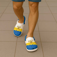 Ukraine Mykolaiv Oblast Clogs Shoes Flag Color Inspiration