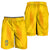 Ukraine National Football Shorts for Men Vyshyvanka Inspired Geometry - Wonder Print Shop