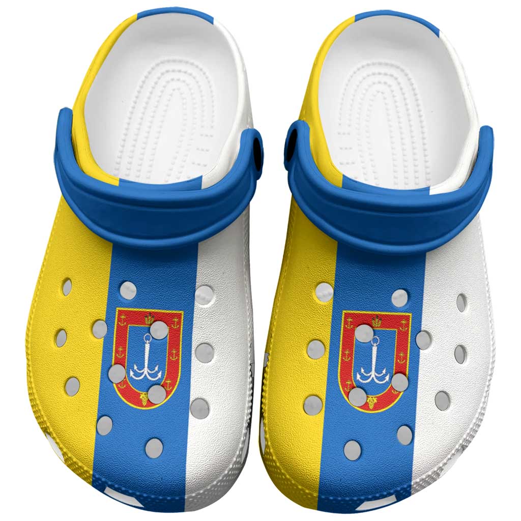 Ukraine Odesa Oblast Clogs Shoes Flag Color Inspiration