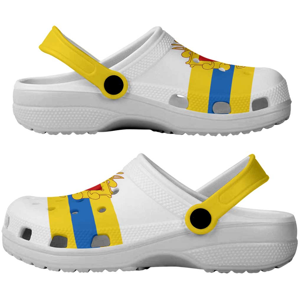 Ukraine Rivne Oblast Clogs Shoes Flag Color Inspiration