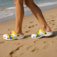 Ukraine Rivne Oblast Clogs Shoes Flag Color Inspiration
