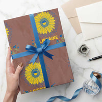 Ukraine Sunflower Wrapping Paper Roll Ukrainian Flag - Wonder Print Shop