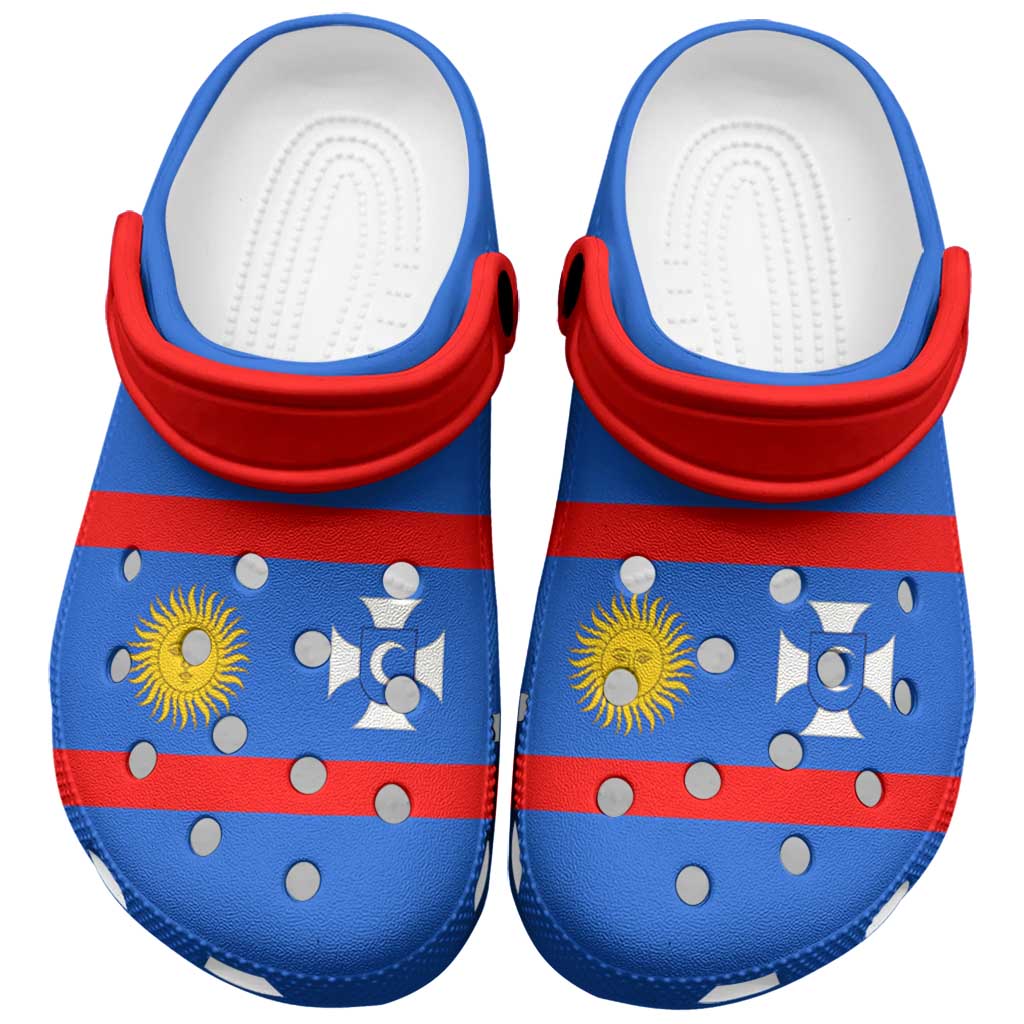 Ukraine Vinnytsia Oblast Clogs Shoes Flag Color Inspiration