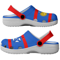 Ukraine Vinnytsia Oblast Clogs Shoes Flag Color Inspiration