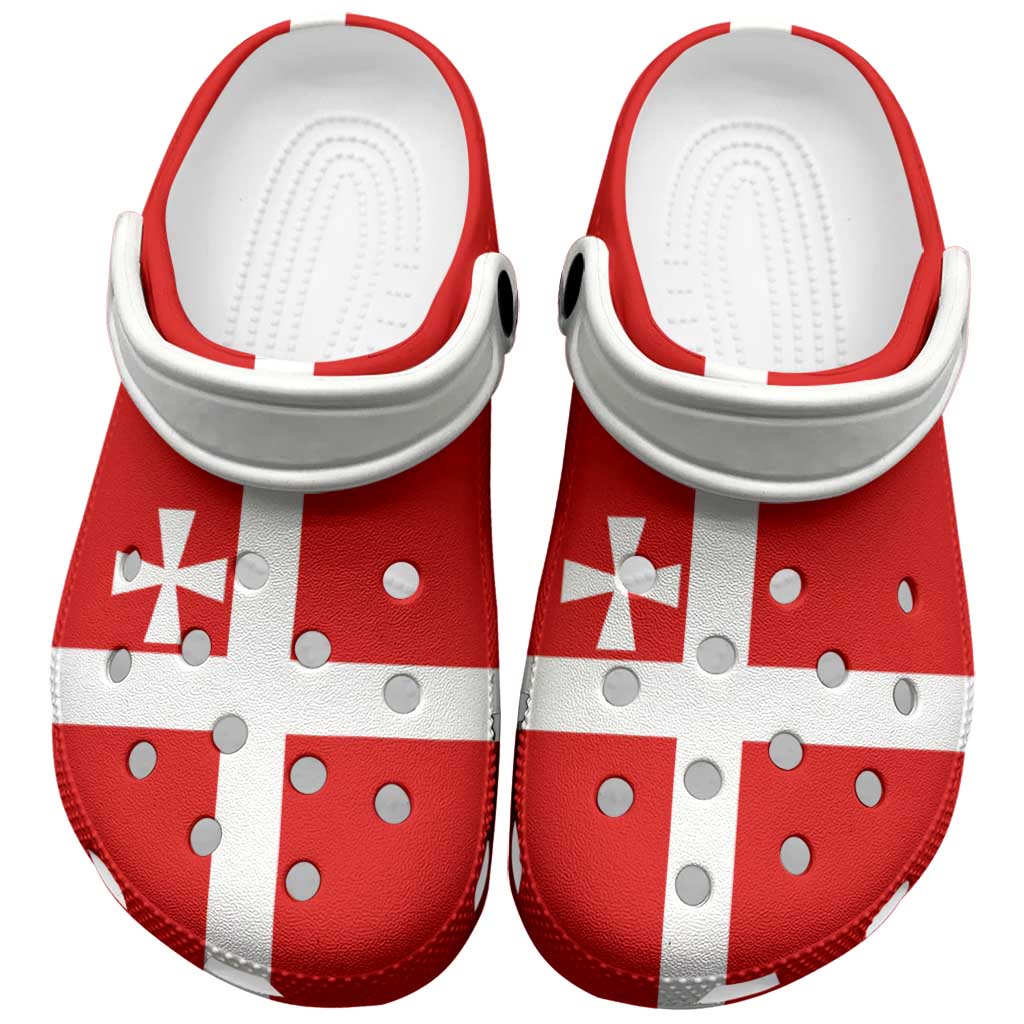 Ukraine Volyn Oblast Clogs Shoes Flag Color Inspiration