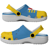 Ukraine Zakarpattia Oblast Clogs Shoes Flag Color Inspiration