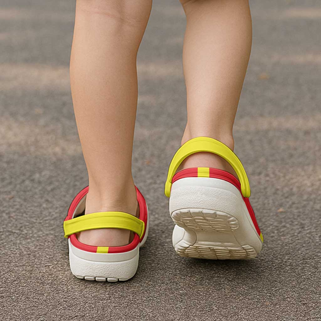 Ukraine Zhytomyr Oblast Clogs Shoes Flag Color Inspiration