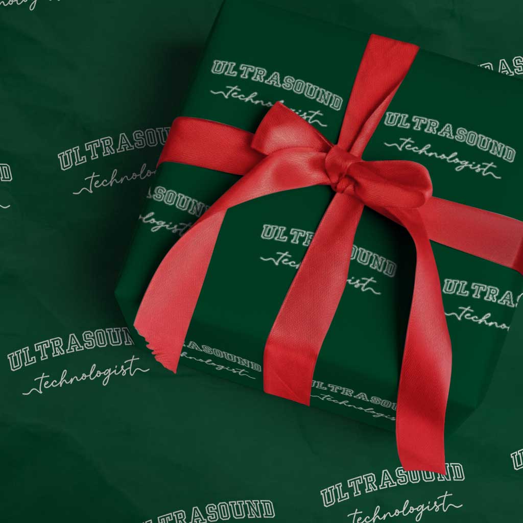 Ultrasound Tech Wrapping Paper Roll Technologist Gift Sonographer Sonography Student - Wonder Print Shop