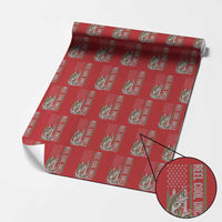 Uncle Fishing Wrapping Paper Roll Reel Cool Uncle Fisherman US Flag