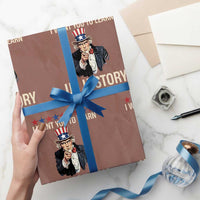 Uncle Sam I Want You To Learn US History Wrapping Paper Roll Patriotic Teachers Students