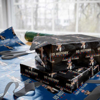 Uncle Sam I Want You To Learn US History Wrapping Paper Roll Patriotic Teachers Students