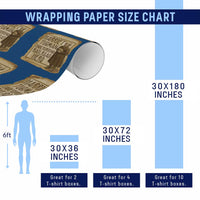 Underground Railroad Hero Harriet Tubman Wrapping Paper Roll Feminist History Gift