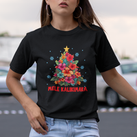 Tropical Hawaiian Hibiscus Christmas Tree Mele Kalikimaka T Shirt - Wonder Print Shop