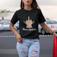Cat Menorah Cute Jewish Kitten Hanukkah Chanukah Candle T Shirt - Wonder Print Shop