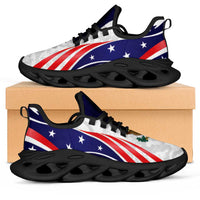 United States 2026 Football Clunky Sneakers Go USA Grunge Curve Stylized - Wonder Print Shop