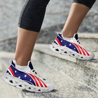 United States 2026 Football Clunky Sneakers Go USA Grunge Curve Stylized - Wonder Print Shop