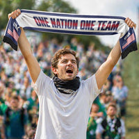 United States 2026 Football Personalized Soccer Scarf USA One Nation One Team