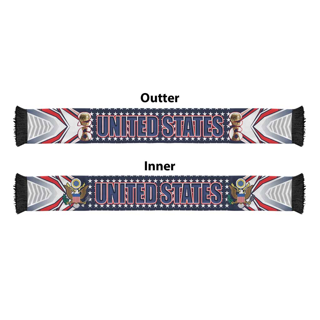 United States 2026 Football Soccer Scarf Come On USA