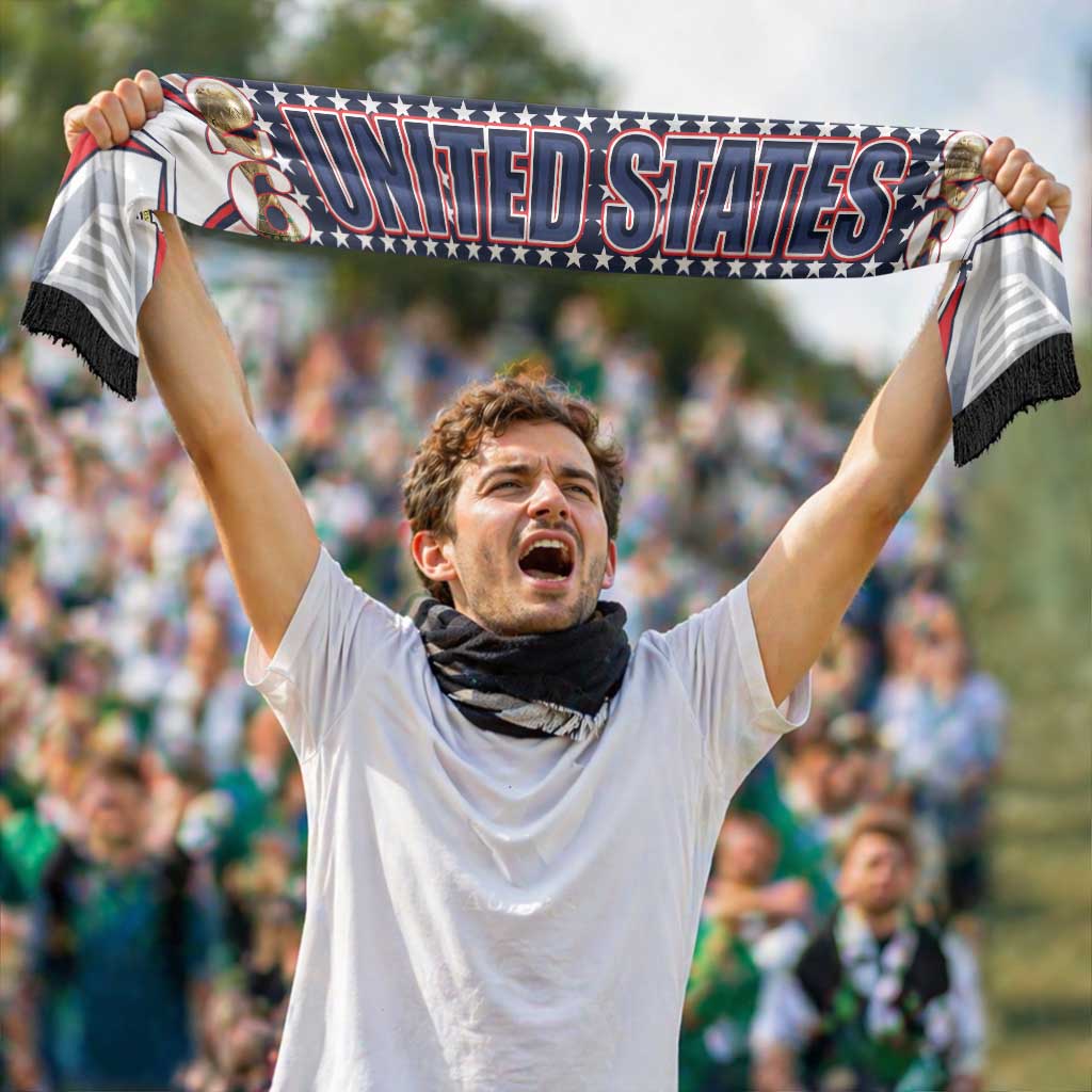 United States 2026 Football Soccer Scarf Come On USA