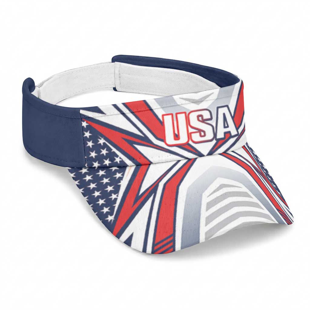 United States 2026 Football Sun Visor Cap USA One Nation One Team