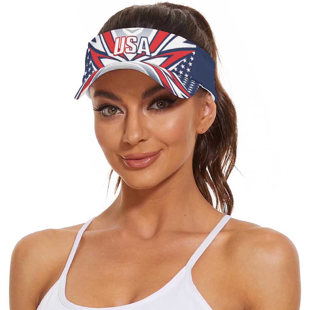 United States 2026 Football Sun Visor Cap USA One Nation One Team