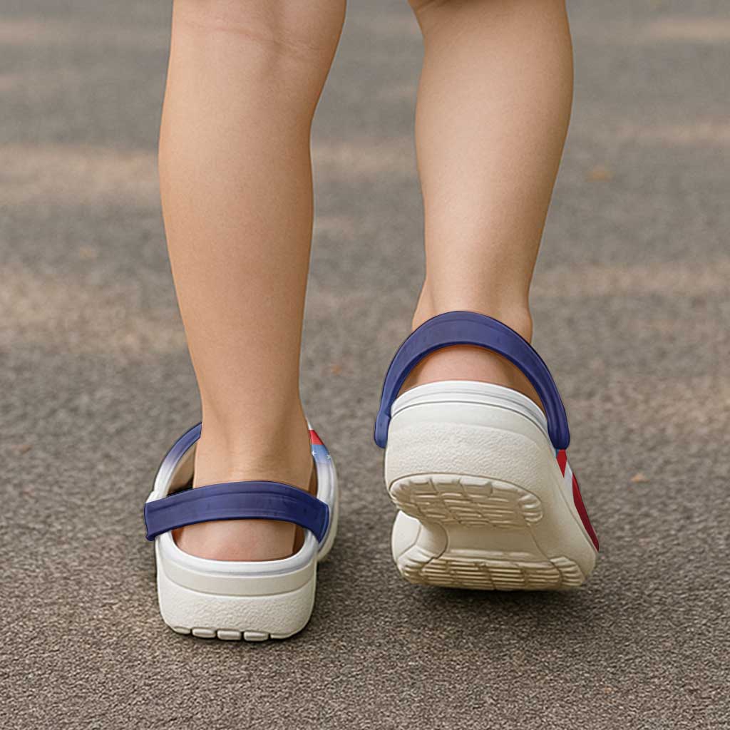 United States 4th Of July Clogs Shoes 250th Anniversary Liberty Bell - Wonder Print Shop