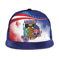 United States 4th Of July Snapback Cap 250th Anniversary Liberty Bell - Wonder Print Shop