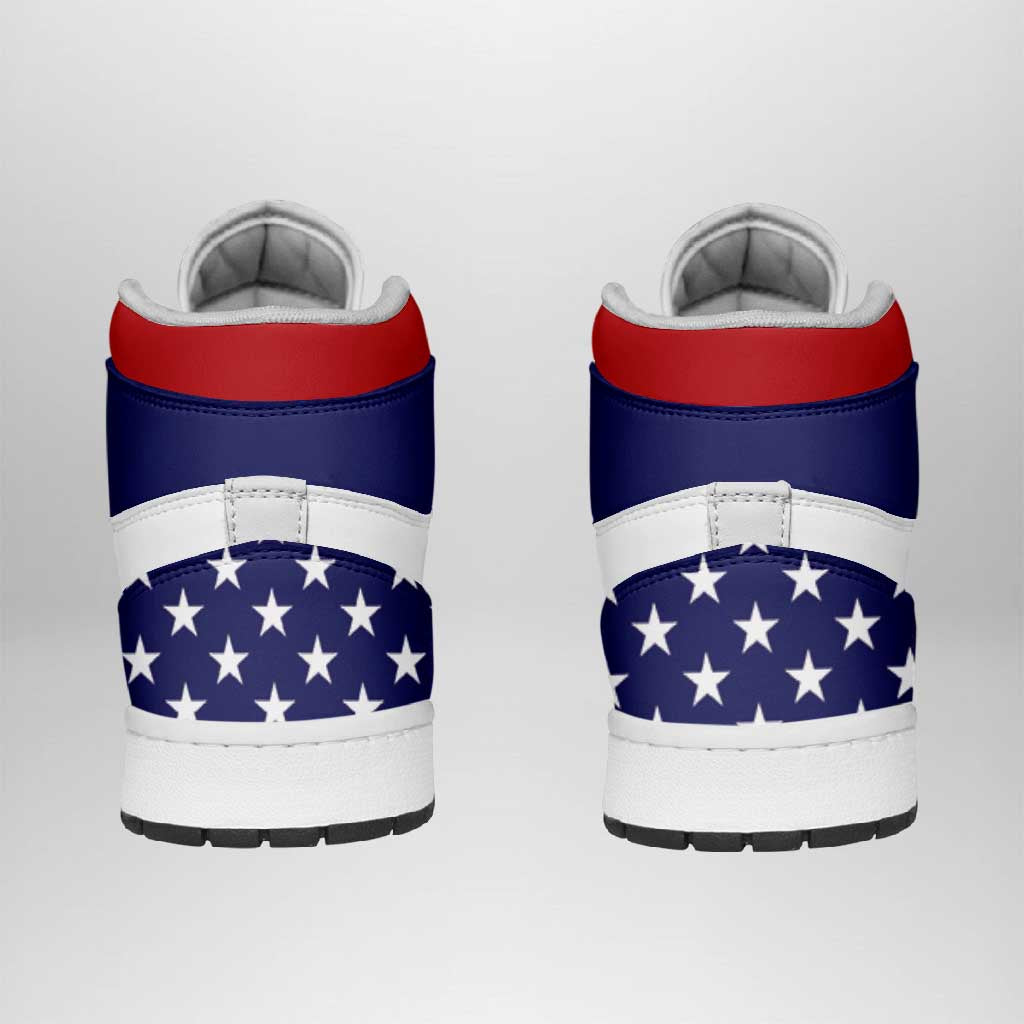 United States High Sneakers AJ1 Classic National Flag Style - Wonder Print Shop