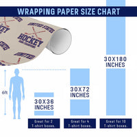 United States Hockey 2026 Champions Wrapping Paper Roll Patriotic USA Ice Hockey Victory Fan