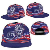United States Hockey Personalized Snapback Cap Losing Teeth Winning Wars Since 1776 Blue Style