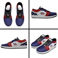 United States Low Sneakers Classic National Flag Style - Wonder Print Shop