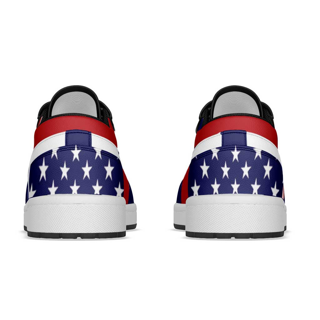 United States Low Sneakers Classic National Flag Style - Wonder Print Shop