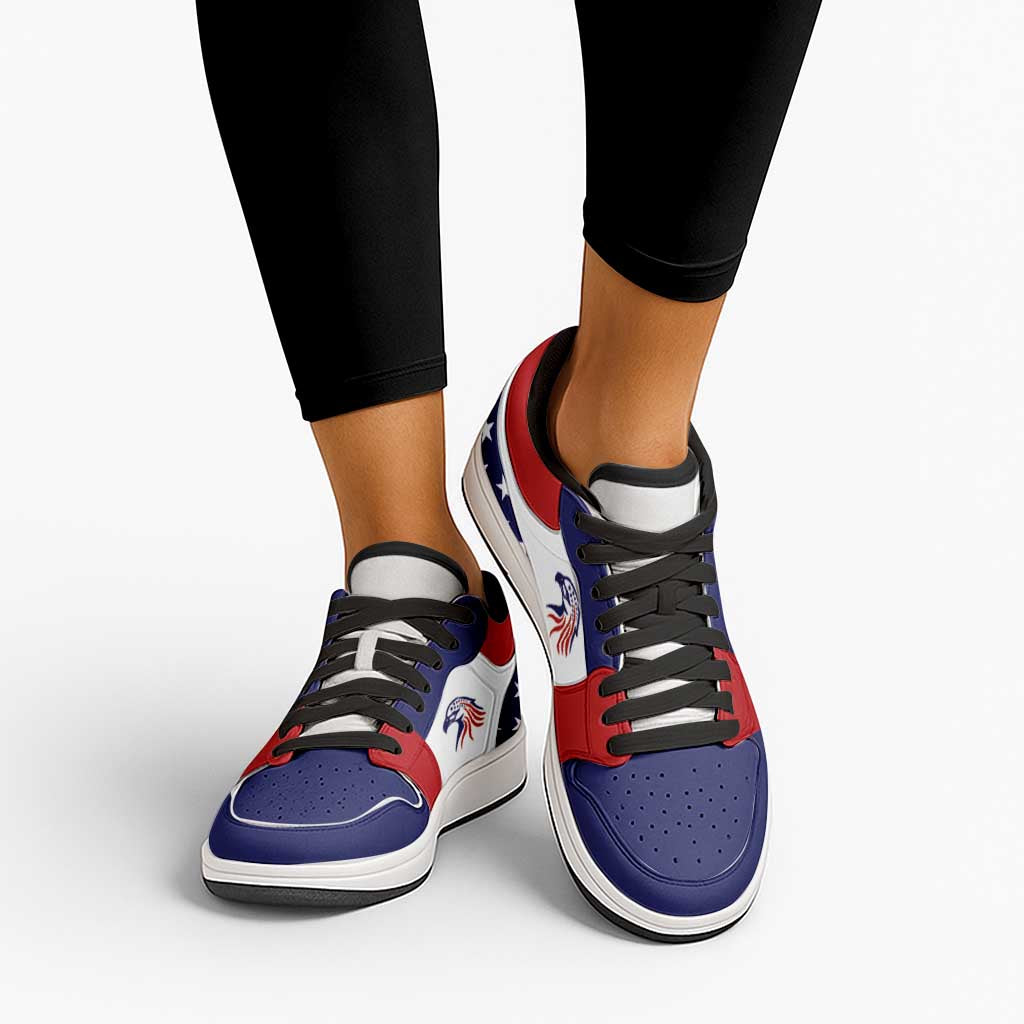 United States Low Sneakers Classic National Flag Style - Wonder Print Shop