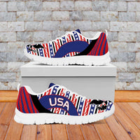 United States Soccer Sneakers American Eagle Flag Stars And Stripes